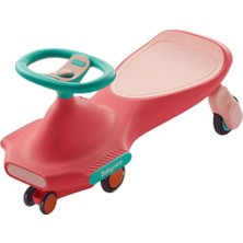 Wiggle Ride-On Araba Nyokiroad, LED Farlı, Müzikli Sessiz Çocuk Scooterı