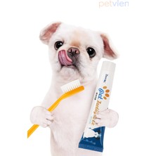Kedi Köpek Diş Macunlu Diş Fırçası Seti - Evcil Hayvan Dental Kit Diş Sağlık Seti