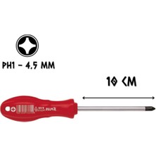 Mıknatıslı Yıldız Uçlu Tornavida, 10 Cm, Dayanıklı ve Kullanışlı Araç