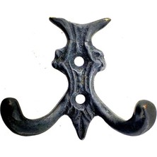 Şık Pirinç Koç Çiftli Askı, 50X55MM, Dekoratif ve Dayanıklı Tasarım