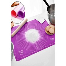 Silikon Hamur Açma Matı Büyük Boy 50X40
