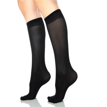 Desimo 6 Adet Kalın Dizaltı 70 Denye Çorap 500-SIYAH