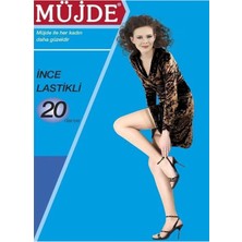 Müjde Dizüstü Lastikli Çorap 6 Lı 500/SIYAH