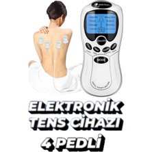 8 Programlı Taşınabilir Elektrikli Masaj Cihazı, Bel, Sırt, Bacak ve Kol Için Ideal