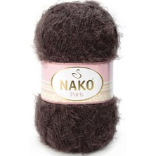 Nako 5 Adet Paris El Örgü Ipi 11270 Kahverengi