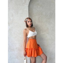 Çingene Keten Etek Turuncu S24808