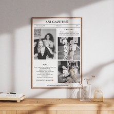 Kişiye Özel Anı Gazetesi | Favori Şarkınız, Sözler ve Fotoğraf ile Tasarlanmış Benzersiz Çerçevesiz Poster
