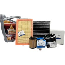 Ford Focus 2 1.6 Tdci Dizel Filtre Seti 2005-2007 Hava+Yağ+K.polen+Otosan Yakıt Filtresi+Motor Yağı