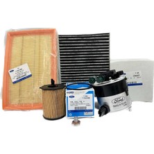 Ford Focus 2 1.6 Tdci Dizel Filtre Bakım Seti 2005-2007 Hava+Yağ+K.polen+Otosan Yakıt Filtresi