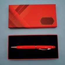 Kırmızı Tükenmez Kalem Touchpen
