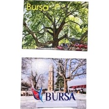 Bursa Temalı Buzdolabı Magneti 5'li Magnet Seti