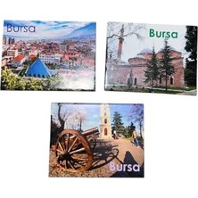 Bursa Temalı Buzdolabı Magneti 5'li Magnet Seti