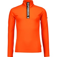 Super Rebel Düz Turuncu Kız Çocuk T-Shirt R409-6402-550-SPURT Ski Sport Jerse