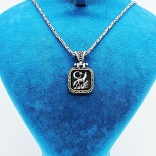 Tesbih Pasajı Kral Zincirli 925 Ayar Erkek Gümüş Kolye