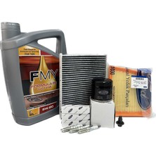 Ford B-Max 1.0 Ecoboost Filtre Bakım Seti 2012-2018 Hava+Yağ+K.polen+Buji Seti+Motor Yağı