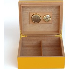 Cohiba 50'li Sarı & Siyah Humidor Puro Kutusu - CHUM038