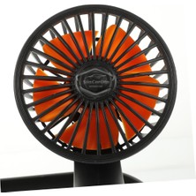 Üniversal Oto Ofis Araç Içi Torpido Üstü Vantilatör Çift Başlıklı USB Girişli 2 Kademeli Soğutucu Fan 360° Dönebilen Ultra Sessiz Oynar Başlıklı Araç Fanı