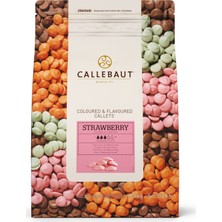 Callebaut Çilek Aromalı Kuvertür Drop Çikolata 2.5 Kg