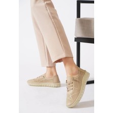 Papuçcity 03194 Ortopedik Kadın Günlük Deri Ayakkabı