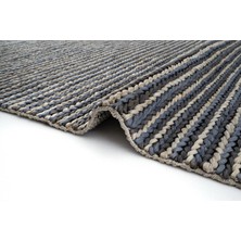 Eko Halı Flatweave C-1512 Navy Multy Xw Hasır El Dokuma