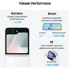 Samsung Galaxy Z Flip7 Fe 128 GB 8 GB Ram (Samsung Türkiye Garantili) Siyah