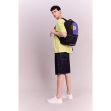 DeFacto Unisex NBA Los Angeles Lakers Su Geçirmez Kumaş Okul Çantası A5465AXNS