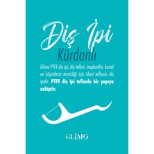 Glimo Kürdanlı Diş Ipi | Derinlemesine Diş Arası Temizlik, Plak & Tartar Karşıtı | Diş Eti Dostu