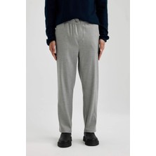DeFacto Pantolon Relax Fit Beli Bağcıklı Cepli Basic Düz Düz Paça B7336AX23WN