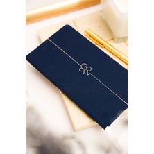 Matt Notebook 2026 Yılı Haftalık Keten Cep Ajandası 12 Aylık Lacivert