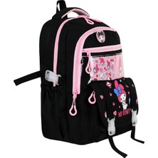Ultra Lüks Kawaii Kore Tarzı Kız Çocuk Ortopedik İlkokul Sırt Çantası Folyolu Beslenme ve Kalemlik