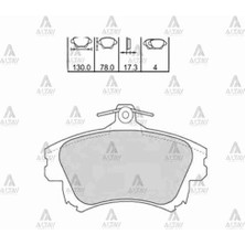Maher 00114 Fren Balata Carisma 00-06 Colt 04-11 Volvo S40 V40 Ön 30623259