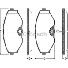 Bosch 0986495147 On Balata Maxıma QA33 2.0 V6 22V 3.0 V6 24V 2.5 V6 24V 03 00-03