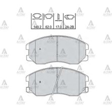 Maher 00007 Fren Balata Captiva 07-11 Opel Antara 07-14 Ön 20789468