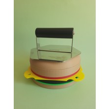 Smash Burger Presi Inox Paslanmaz (Köfte Ezme El Aleti 15CM)