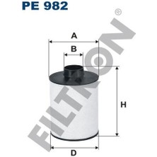 Ftr PE982 Filtron PE982 Yakit Filtre Albea-Palio-Doblo-Punto 1.3 Jtd-Ducato 518073794