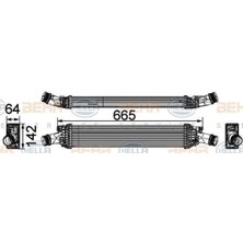 Mahle 8ML376746191 8ML376746-191 Turbo Radyatörü A4 07- 1.8 Tfsı 1.8 Tfsı 2.0 Tdı 2.0 Tfsı A5 07- A6 11- Q5 08-