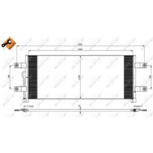 Nrf 350075 Klıma Radyatoru Mercedes Actros Mp4 11 > (Genıs Kabın) -