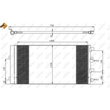 Nrf 35969  Klima Radyatörü Duster 1.6 16V / 1.5dcı 06 / 10-