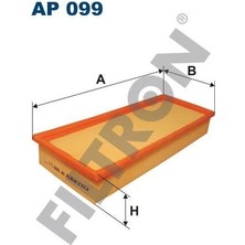 Ftr AP099 Fıltron AP099 Hava Filtresi Ford Mondeo I (Bnp/gbp) 1.8 Td 88HP 06/93-08/96