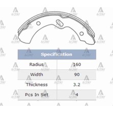 Maher 00102 Fren Balata Canter 449 Pabuc On