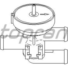 Topran 206241001  Soğutma Valfi (Opel: Astra F Corsa B Vectra A-B)