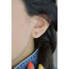 Sacce Scarves & Accessories Top Küpe Gold Rengi