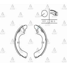 Maher 116 Fren Balata Carisma 96-00 Pabuç Arka
