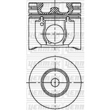 Yenmak 31 Motor Piston Seğman 89.91MM Std Transit V184 2.4 Tdçi 125PS Duratörq 03
