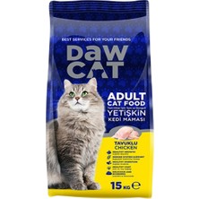 Daw Cat Yetişkin Kedi Maması Tavuklu - 15 Kg