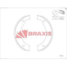 Braxıs AC0132 El Fren Balatası Pabuc Bmw E31 E32 E34 E36 M3 E37