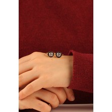  Mineli Tektaş Altın Küpe CGKKP0204