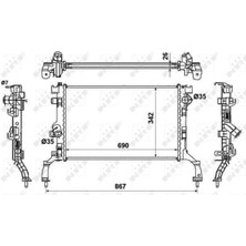 Nrf 53967 Motor Radyatoru Laguna Iıı Latıtude 1,5dcı K9K -