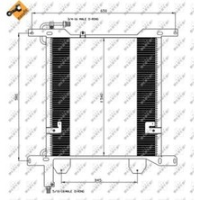 Nrf 35837 Klıma Radyatoru Daf 95 Xf 97