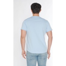 Black Horn Erkek Geniş Yaka %100 Pamuk Salaş T-Shirt